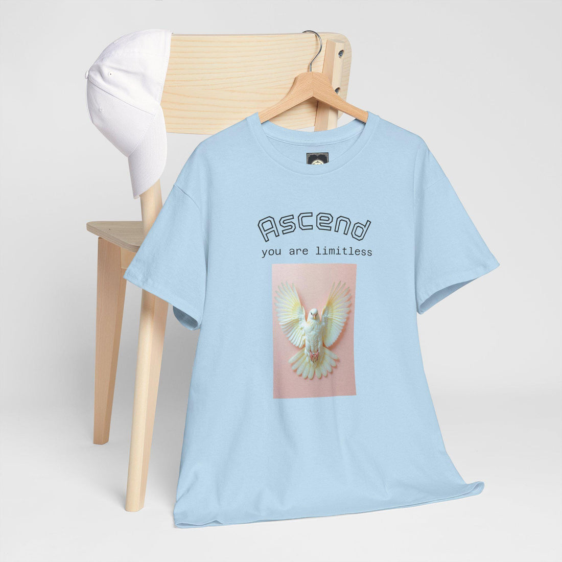 Limitless Spirit Graphic Tee: Inspirational Unisex Cotton Shirt