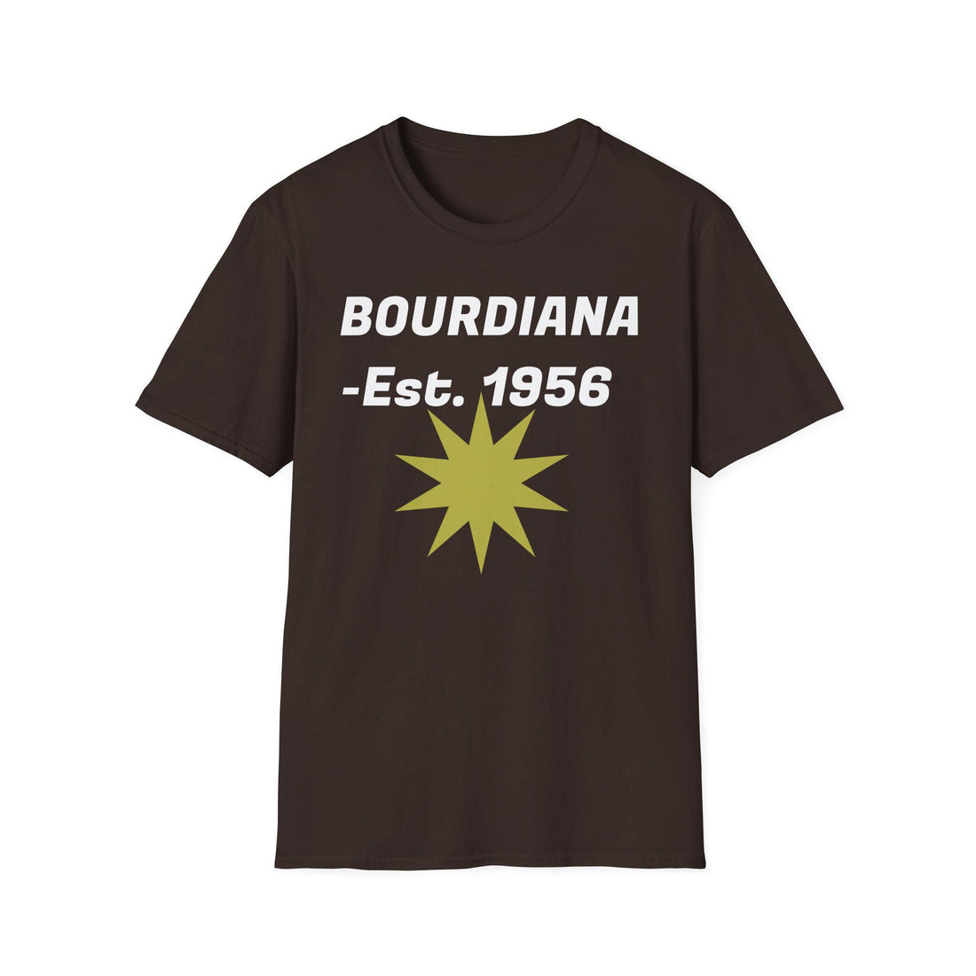 Retro Bourdiana Est. 1956 T-Shirt: Unisex Softstyle Tee