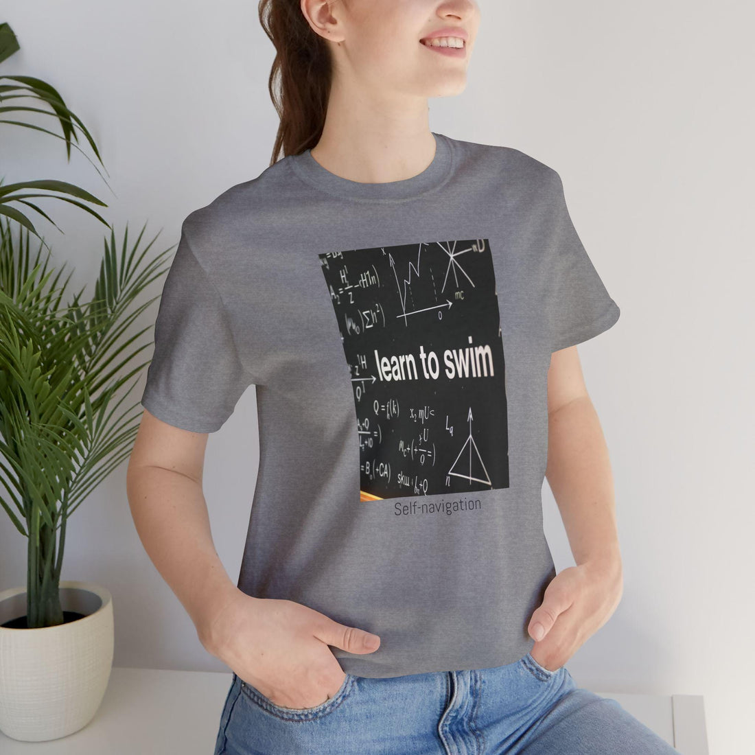 Learn to Swim Unisex T-Shirt: Beach Summer Gift